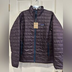 Patagonia Men’s S Small Nano Puff Jacket Purple Obsidian Plum NWT Puffer